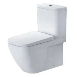 Essential FUCHSIA Close Coupled Back To Wall Pan + Cistern + Seat Pack Soft Close Seat - EC4015