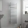 Towelrads Perlo Flat Panel Heated Towel Rail - White - 800x500mm - 120913 -Bliss Bath Shop perlo 2