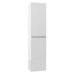 Calypso Brenta Tall Wall Vanity Unit - Pearly White - 4733