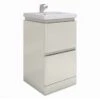RAK Ceramics Resort Floor Standing 500mm Basin Unit - Stone - RAKRSTFSU50601