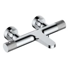 RAK Ceramics Amalfi Wall Mounted Exposed Thermostatic Bath Shower Mixer - Chrome - RAKAMA3009C