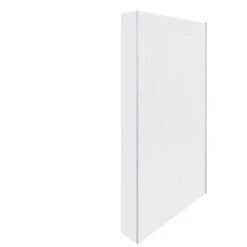 RAK Ceramics Feeling Fixed Return Glass Deflector Panel 2000mm X 250mm (Inc Fixings) - Greige - RAKFRP505