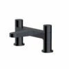 RAK Ceramics Petit Round Deck Bath Filler - Matt Black - RAKPER3004B