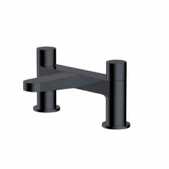 RAK Ceramics Petit Round Deck Bath Filler - Matt Black - RAKPER3004B