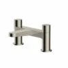RAK Ceramics Petit Round Deck Bath Filler - Brushed Nickel - RAKPER3004N 2 RAK Ceramics Petit Round Deck Bath Filler - Brushed Nickel - RAKPER3004N -Bliss Bath Shop r a rakper3004n