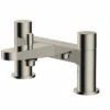RAK Ceramics Petit Round Deck Bath Shower Mixer - Brushed Nickel - RAKPER3005N -Bliss Bath Shop r a rakper3005n