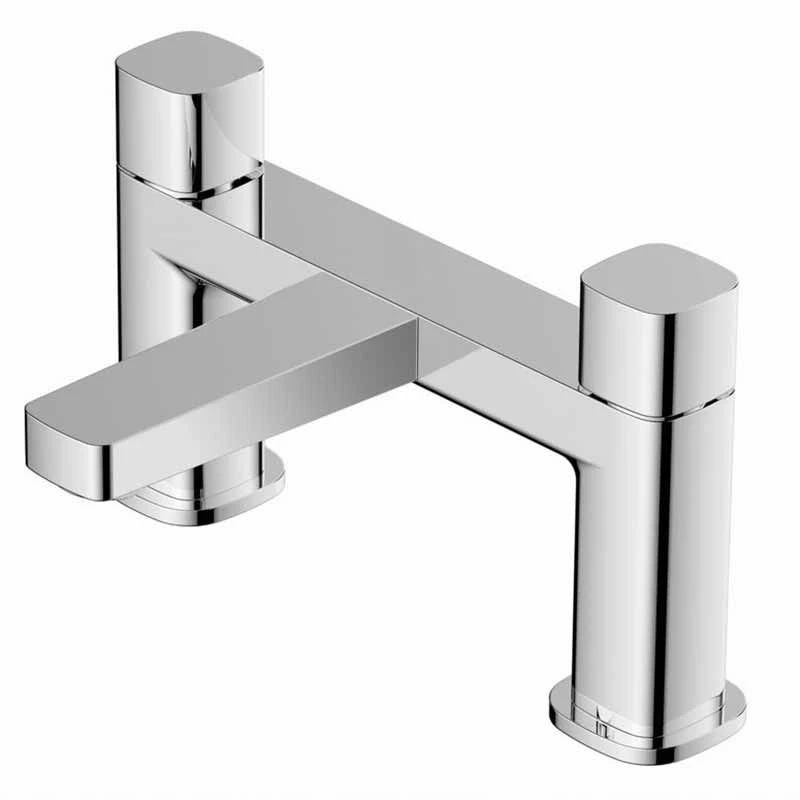 RAK Ceramics Petit Square Deck Bath Filler - Chrome - RAKPES3004C 3 RAK Ceramics Petit Square Deck Bath Filler - Chrome - RAKPES3004C