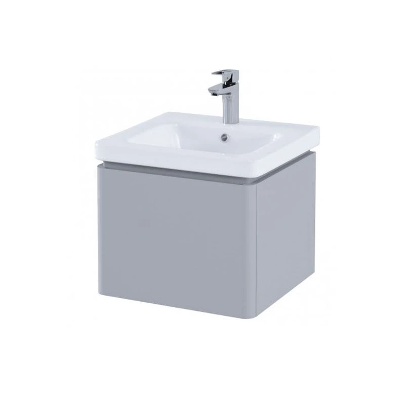 RAK Ceramics Resort Wall Hung Vanity Unit With Single Drawer - Matt Stone - RAKRSTWBU50601 3 RAK Ceramics Resort Wall Hung Vanity Unit With Single Drawer - Matt Stone - RAKRSTWBU50601
