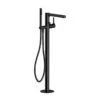 RAK Ceramics Sorrento Free Standing Bath/Shower Mixer - Matt Black - RAKSOR3014B -Bliss Bath Shop r a raksor3014b