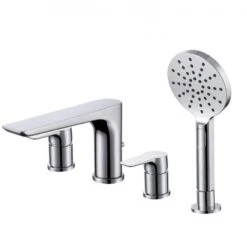 RAK Ceramics Sport 4 Hole Deck Mounted Bath Shower Mixer - RAKSPO3013