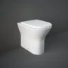 RAK Ceramics Resort Extended Height Back To Wall Toilet Pan - White - RST450BTWPAN
