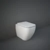 RAK Ceramics Feeling Rimless Back To Wall Pan - Matt White - MP34500A 1 RAK Ceramics Feeling Rimless Back To Wall Pan - Matt White - MP34500A -Bliss Bath Shop rak ceramics mp34500a