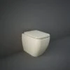 RAK Ceramics Feeling Rimless Back To Wall Pan - Matt Greige - MP34505A -Bliss Bath Shop rak ceramics mp34505a