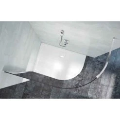 Merlyn 8 Series Curved Wet Room Glass Panel 1000mm - Glass - S8CURV1000 -Bliss Bath Shop s 8 s8curv1000 1