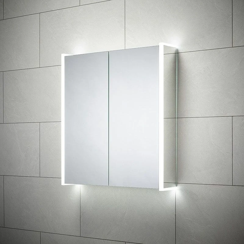 Sensio Ainsley Double Door Diffused LED Cabinet Mirror With Bluetooth 700x664x130mm - SE30794C0 4 Sensio Ainsley Double Door Diffused LED Cabinet Mirror With Bluetooth 700x664x130mm - SE30794C0 - Image 2