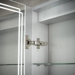 Sensio Harlow Single Door Diffused LED Cabinet Mirror 700x500x132mm - SE31194C0 -Bliss Bath Shop s e sensio se31194c0 5