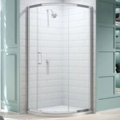 Merlyn 8 Series 1 Door Quadrant Shower Enclosure With Tray 900 X 900mm - MS83225