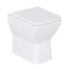 Britton Shoreditch Square Rimless Back To Wall Pan And Soft Close Seat - White - SHR.050 1 Britton Shoreditch Square Rimless Back To Wall Pan And Soft Close Seat - White - SHR.050 -Bliss Bath Shop s h shr050