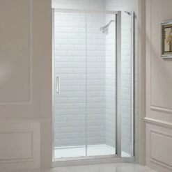 Merlyn 8 Series Sliding Shower Door With Tray 1500mm - MS88261 -Bliss Bath Shop s l slidewithinline 11