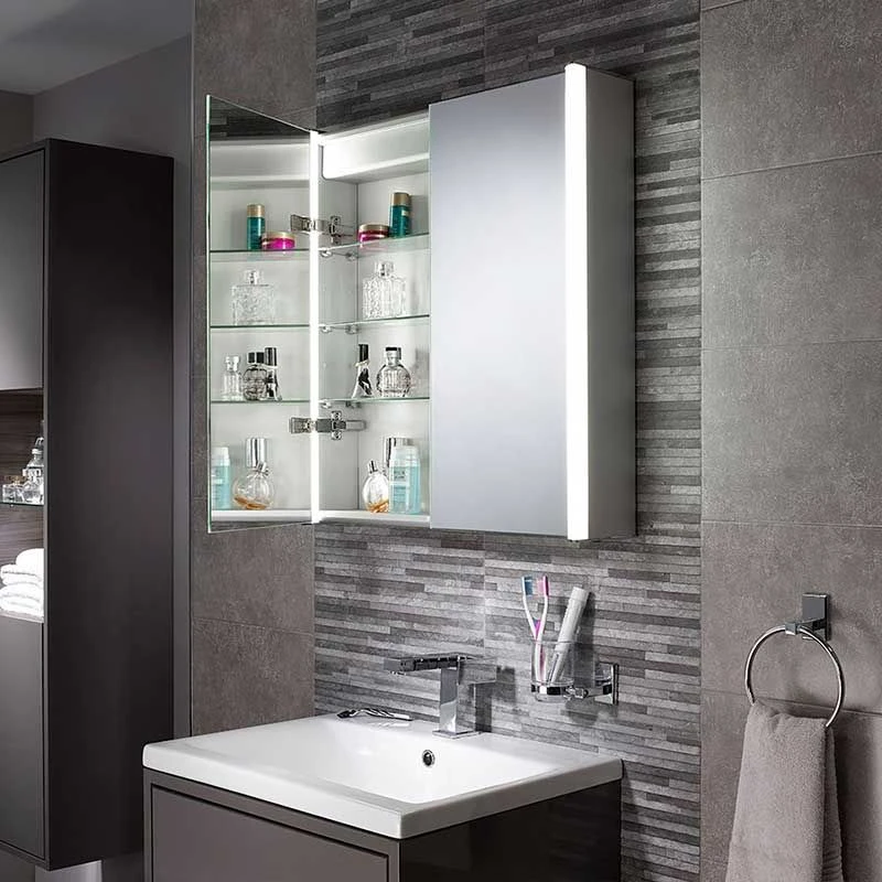 Sensio Aspen Double Bathroom Cabinet Mirror With Diffused LED's - SE30816C0 3 Sensio Aspen Double Bathroom Cabinet Mirror With Diffused LED's - SE30816C0