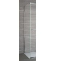 Merlyn 8 Series Frameless Hinge & Inline Side Panel 760mm - A0607B0