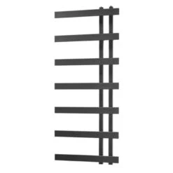 Towelrads Horton Straight Heated Towel Rail - Anthracite - 1800x500mm - 120887