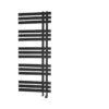 Towelrads Cobham Straight Heated Towel Rail - Black - 1200x500mm - 120888 -Bliss Bath Shop t o towelrads 120888