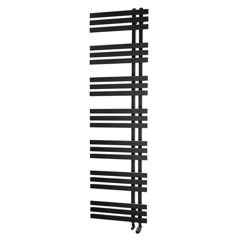 Towelrads Cobham Straight Heated Towel Rail - Black - 1800x500mm - 120889 3 Towelrads Cobham Straight Heated Towel Rail - Black - 1800x500mm - 120889