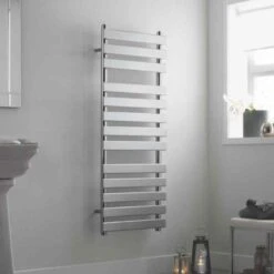 Towelrads Perlo Straight Heated Towel Rail 1500x500mm - Chrome - 120912