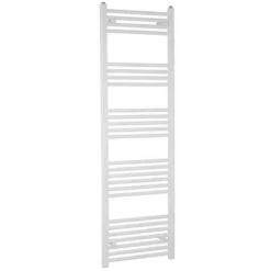 Towelrads Independent Straight Heated Towel Rail 1600x400mm - White - 130005