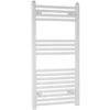 Towelrads Independent Straight Heated Towel Rail 1000x500mm - White - 130008