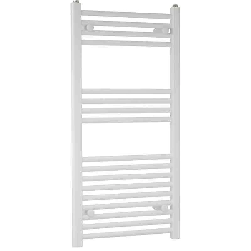 Towelrads Independent Straight Heated Towel Rail 1000x600mm - White - 130014 3 Towelrads Independent Straight Heated Towel Rail 1000x600mm - White - 130014