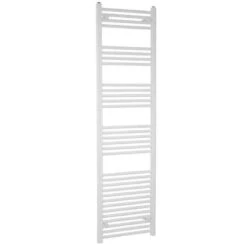 Towelrads Independent Straight Heated Towel Rail 1800x600mm - White - 130018