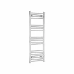 Towelrads Independent Straight Heated Towel Rail 1200x400mm - Chrome - 130039
