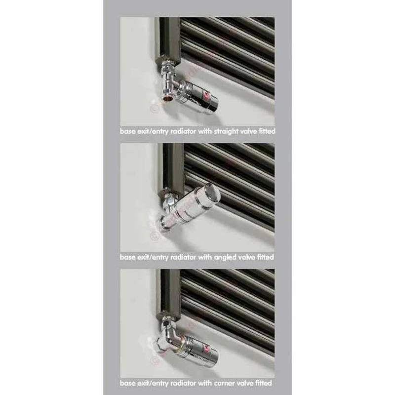 Towelrads Independent Straight Heated Towel Rail 1000x500mm - Chrome - 130044 5 Towelrads Independent Straight Heated Towel Rail 1000x500mm - Chrome - 130044 - Image 3