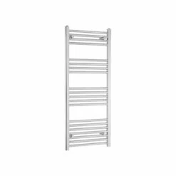 Towelrads Independent Straight Heated Towel Rail 1200x500mm - Chrome - 130045 -Bliss Bath Shop t o towelrads 130045