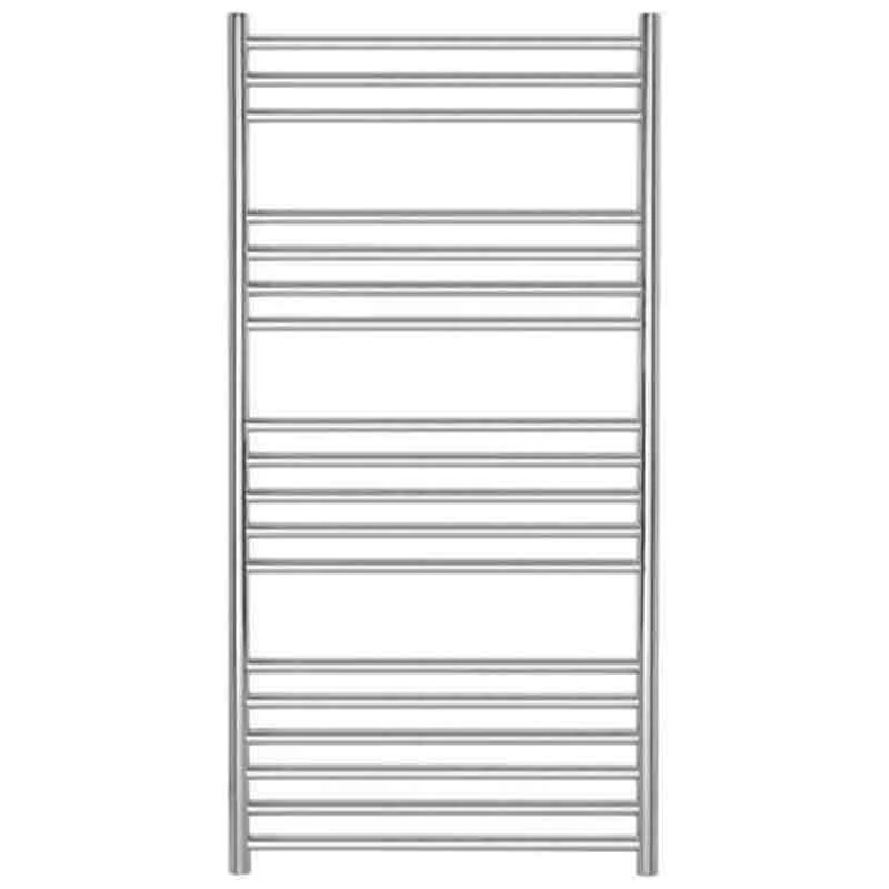 Towelrads Eversley Straight Heated Towel Rail 1200x400mm - Polished Stainless Steel - 136028 4 Towelrads Eversley Straight Heated Towel Rail 1200x400mm - Polished Stainless Steel - 136028 - Image 2
