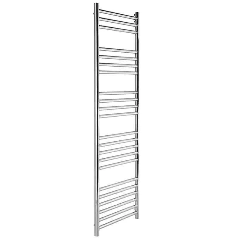 Towelrads Eversley Straight Heated Towel Rail 1500x500mm - Polished Stainless Steel - 136033 4 Towelrads Eversley Straight Heated Towel Rail 1500x500mm - Polished Stainless Steel - 136033 - Image 2
