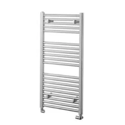 Towelrads Pisa Straight Heated Towel Rail 1000x500mm - Chrome - 140012