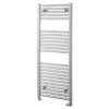 Towelrads Pisa Straight Heated Towel Rail 1200x450mm - Chrome - 140016 -Bliss Bath Shop t o towelrads 140016