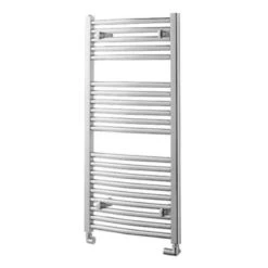 Towelrads Pisa Curved Heated Towel Rail 1200x500mm - Chrome - 140049