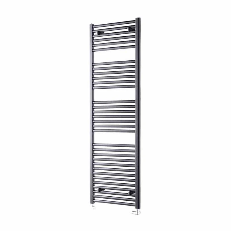 Towelrads Pisa Straight Heated Towel Rail 1600x500mm - Anthracite - 150008 4 Towelrads Pisa Straight Heated Towel Rail 1600x500mm - Anthracite - 150008 - Image 2