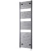 Towelrads Pisa Straight Heated Towel Rail 1600x600mm - Anthracite - 150009 -Bliss Bath Shop t o towelrads 150009