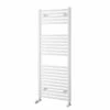 Towelrads Pisa Curved Heated Towel Rail 1200x400mm - White - 160021 -Bliss Bath Shop t o towelrads 160021