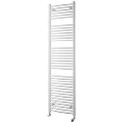 Towelrads Pisa Curved Heated Towel Rail 1800x500mm -White - 160031