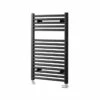 Towelrads Pisa Straight Heated Towel Rail 800x400mm - Black - 170001