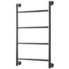 Towelrads Ballymore Straight Heated Towel Rail - Black - 900x530mm - 200026 1 Towelrads Ballymore Straight Heated Towel Rail - Black - 900x530mm - 200026 -Bliss Bath Shop t o towelrads 200026