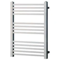 Towelrads Square Tube Straight Heated Towel Rail 800x450mm - Chrome - 210000