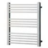 Towelrads Square Tube Straight Heated Towel Rail 800x600mm - Chrome - 210001