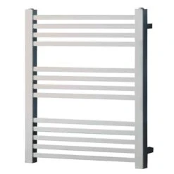 Towelrads Square Tube Straight Heated Towel Rail 800x600mm - Chrome - 210001